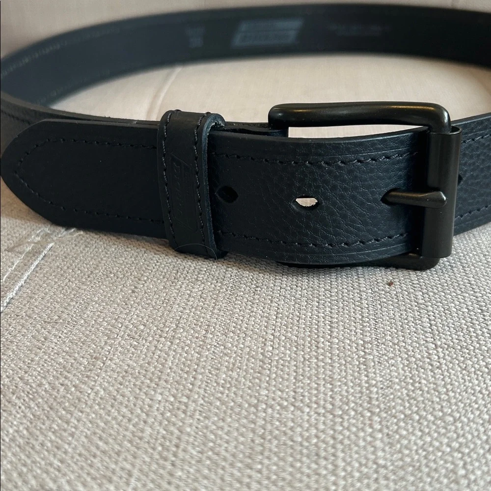 Dickies Genuine Leather Black Belt Size 38